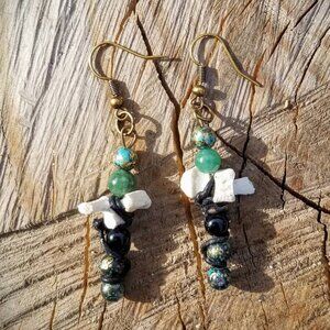 Prehistoric earrings